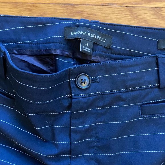 Banana Republic Logan Mid rise Menswear-inspired Cropped Pant 4 - Picture 5 of 10